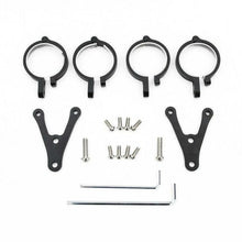 Black Aluminum Headlight Brackets 50-54mm
