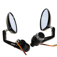 Bar End Mirrors w/Turn Signals