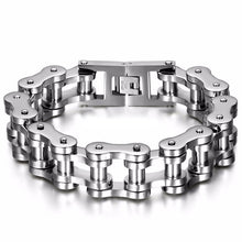 Motorcycle Chain Bracelet Extra Wide