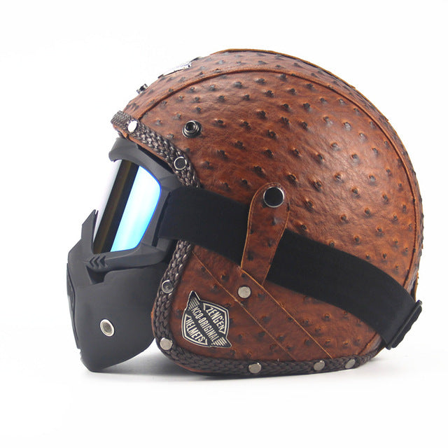 brown leather look motorcycle helmets Vintage Style Helmet – Lake Moto Color:KY Lemonade (TRO Exclusive) Coach Men's Leather Backpack 15bf2023
