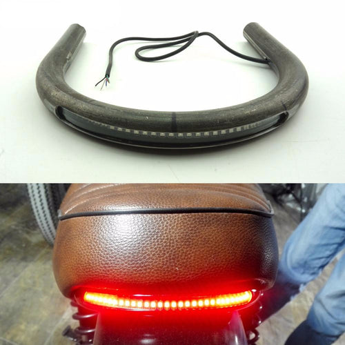 cafe racer led taillight weld in hoop