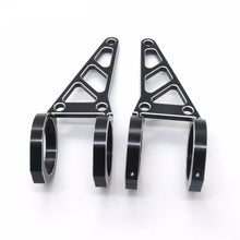 Black CNC Headlight Brackets 50-54mm