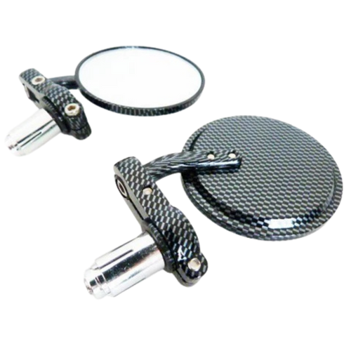 Carbon Fiber Bar End Mirrors