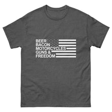 Beer bacon motorcycles guns and freedom shirt