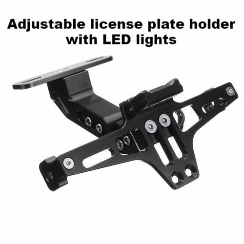 Universal License Plate Holder w/LED