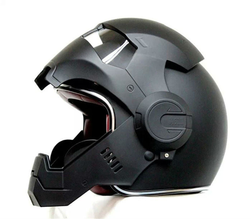 Matte Black Full Face Helmet – Lake Moto