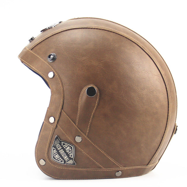 antique leather motorcycle helmet Vintage Style Helmet – Lake Moto